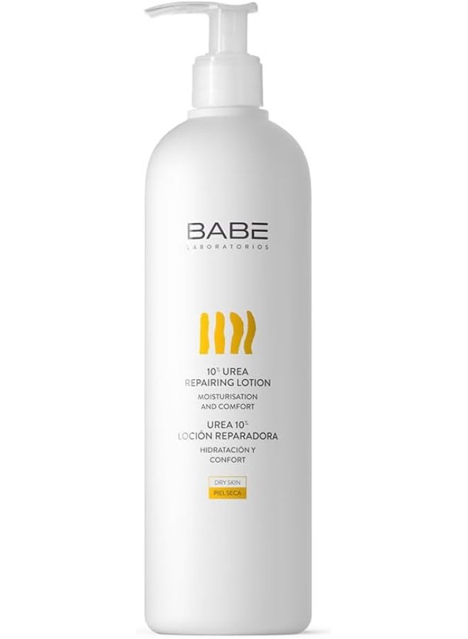 Babe Laboratorios 10% Urea Repairing Lotion – Intensive Moisturizing Body Lotion for Dry & Rough Skin – 500 ML - Image 1